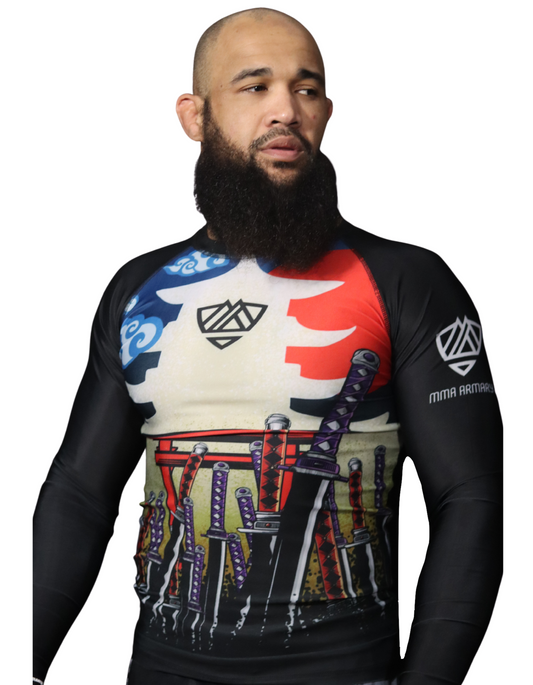 MMA Armary House of Swords Rash Guard