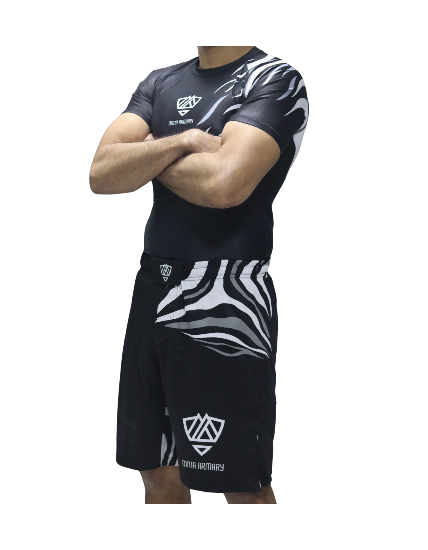 MMA Armary White Tiger Rash Guard