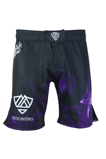 MMA Armary Purple Haze Fight Shorts