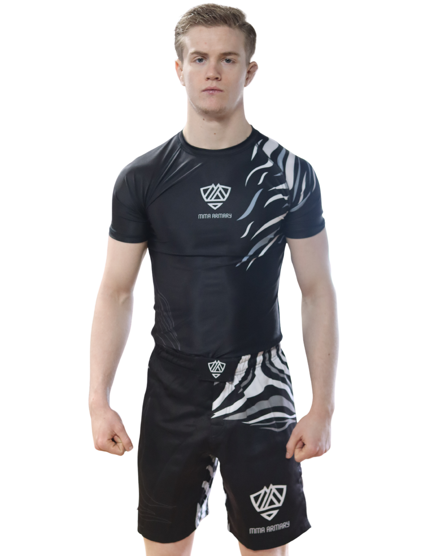 MMA Armary White Tiger Rash Guard